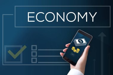 işadamı holding smartphone 