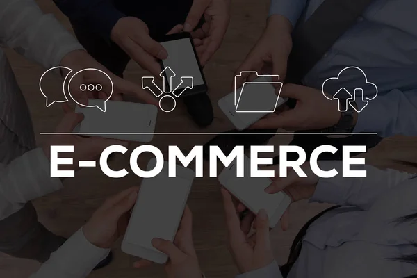 E-COMMERCE CONCEPT — Stock Photo, Image