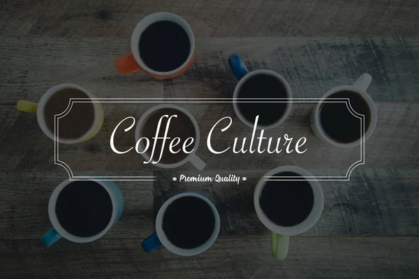 Kaffeekulturkonzept — Stockfoto