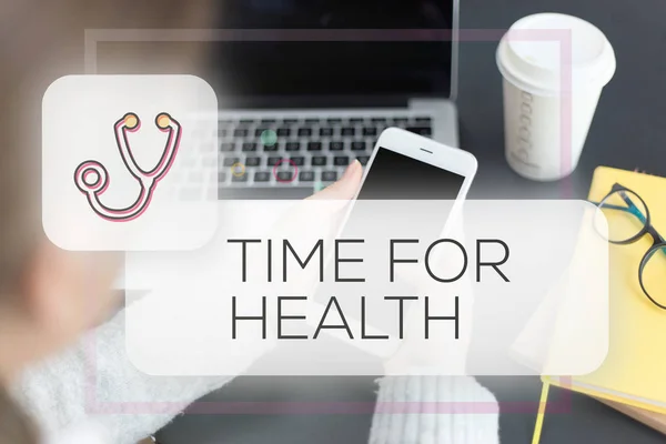 Tiempo para el concepto de salud —  Fotos de Stock