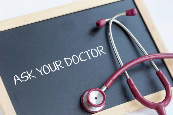 Pergunte ao seu médico Conceito — Fotografia de Stock