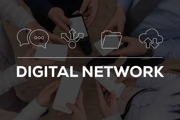 Digitales Netzwerkkonzept — Stockfoto