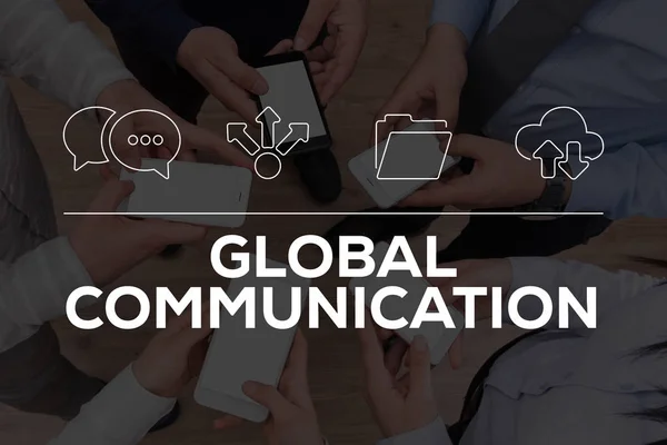 Global kommunikation koncept — Stockfoto