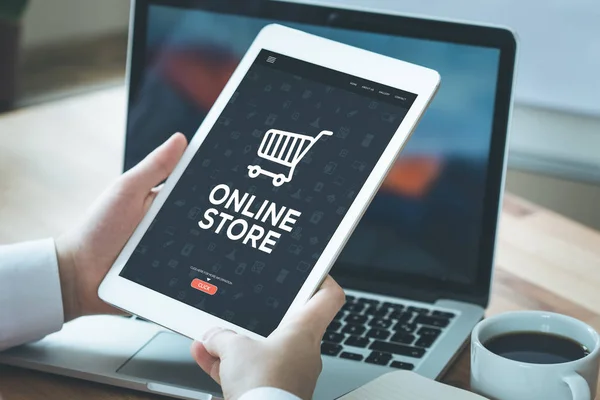 Online butikskoncept — Stockfoto