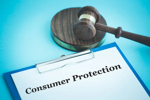 CONSUMER PROTECTION CONCEPT — Stock Photo, Image