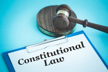 CONSTITUTIONAL LAW CONCEPT clipart