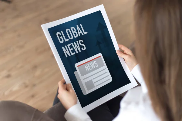 Global nieuws concept — Stockfoto