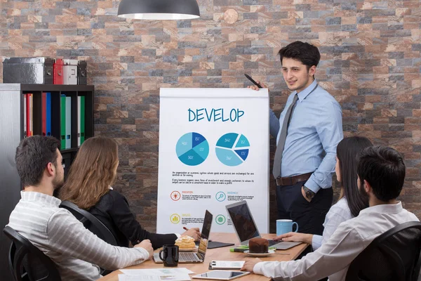 Businesspeople working in office — Stock Photo, Image