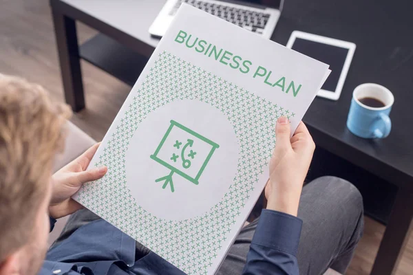 Концепция бизнес плана — стоковое фото
