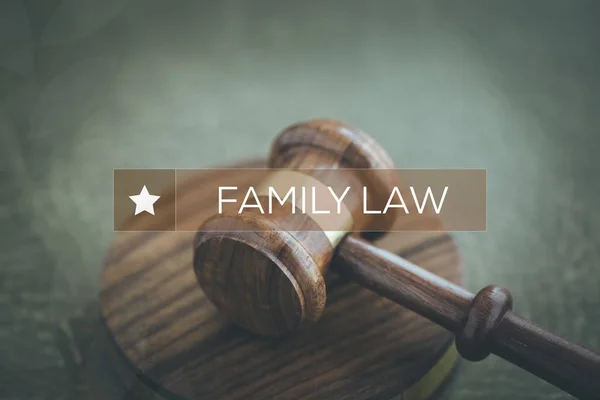 Concetto di diritto di famiglia — Foto Stock