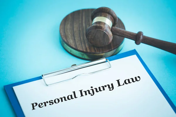 PERSONAL INJURY LAW CONCEPT — Stock Photo, Image