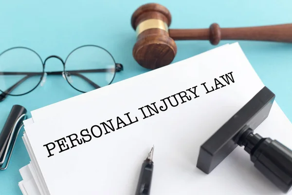 PERSONAL INJURY LAW CONCEPT — Stock Photo, Image