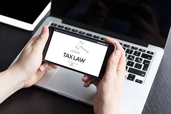 Vergi Hukuku kavramı — Stok fotoğraf