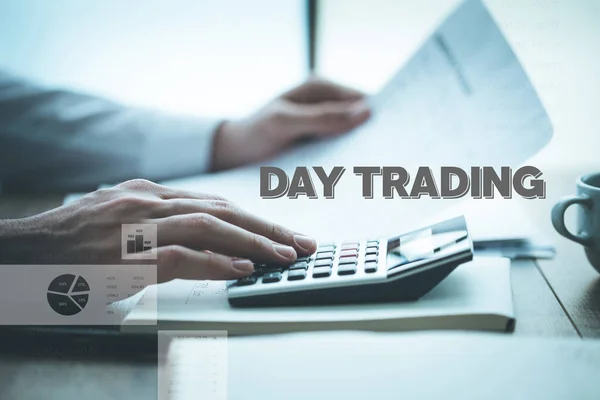 Day Trading koncepcja — Zdjęcie stockowe