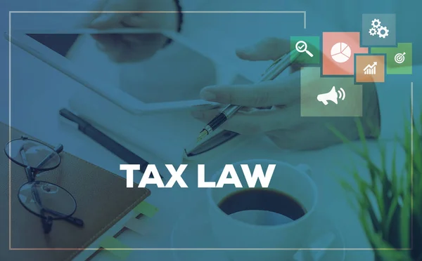Vergi Hukuku kavramı — Stok fotoğraf