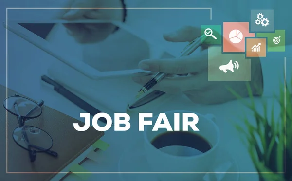 Concetto di Job Fair — Foto Stock