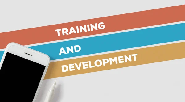 TRAINING AND DEVELOPMENT CONCEPT — Stock Photo, Image