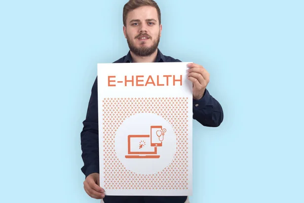 E-Sağlık kavramı — Stok fotoğraf