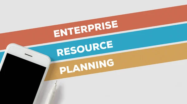 Enterprise Resource Planning Konzept — Stockfoto