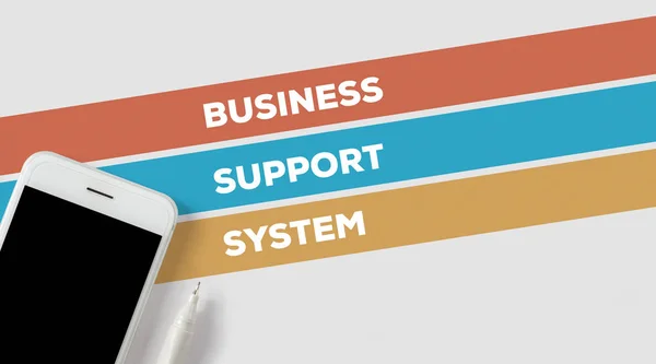 Unterstützungssystem für Unternehmen — Stockfoto