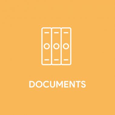 Belgeleri konsept illüstrasyon 