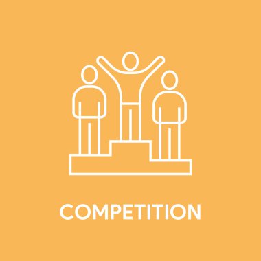 Rekabet kavramı illüstrasyon 