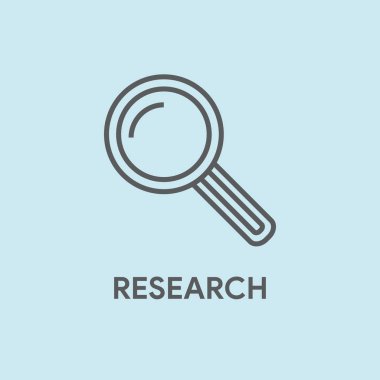 Araştırma konsept illüstrasyon 