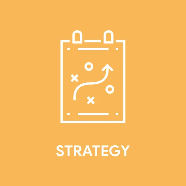 Strategi konceptet illustration — Stock vektor