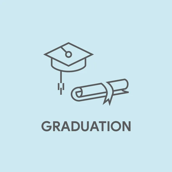 Иллюстрация GRADUATION CONCEPT — стоковый вектор