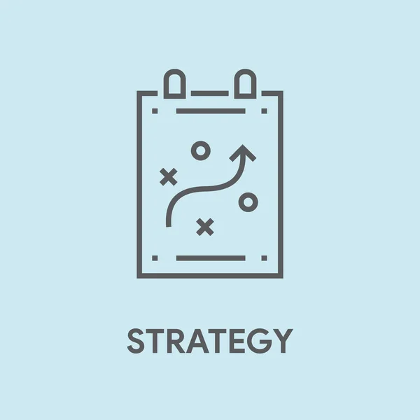 Strategi konceptet illustration — Stock vektor