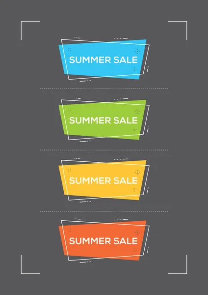 Summer Sale Concept — Stock Vector