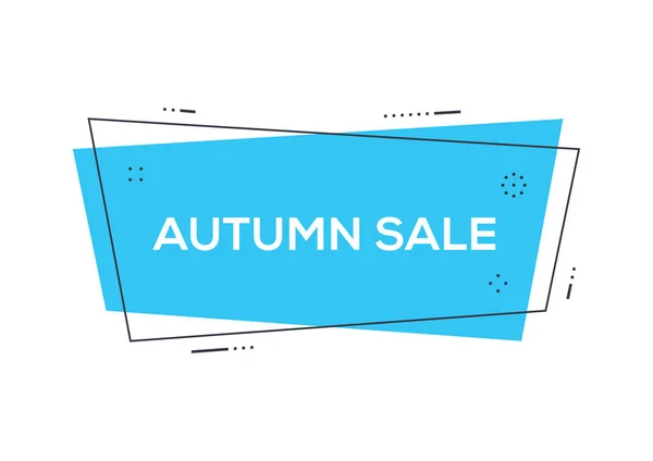 Conceito de venda de outono — Vetor de Stock