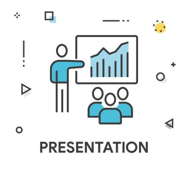 Sunum satırı simgesi