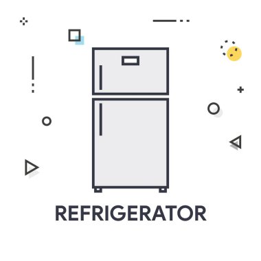 Buzdolabı çizgisi simgesi