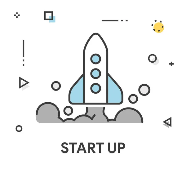 Start-up-Ikone — Stockvektor