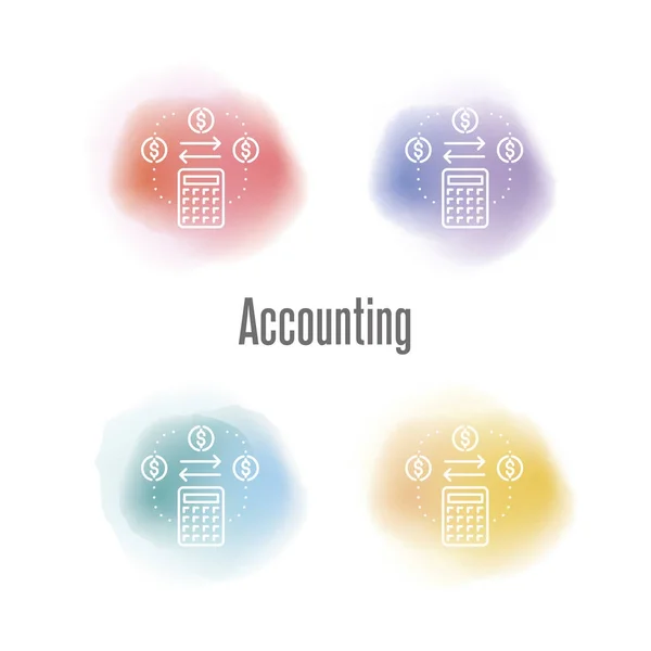 Concepto de contabilidad empresarial — Archivo Imágenes Vectoriales