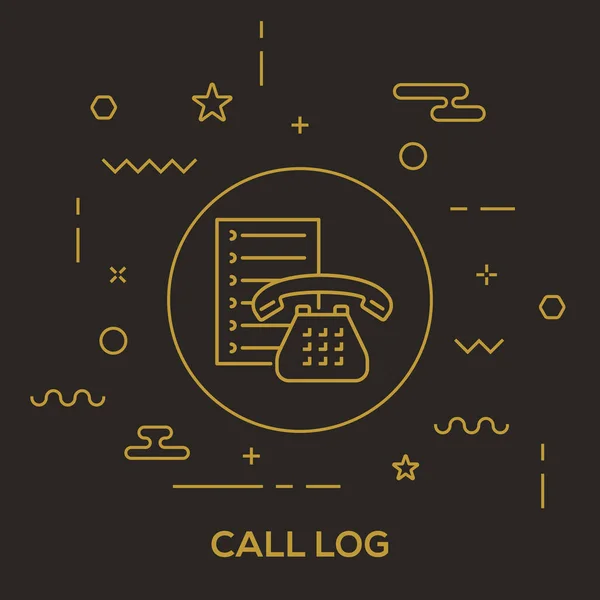 Telefoongesprek Concept — Stockvector