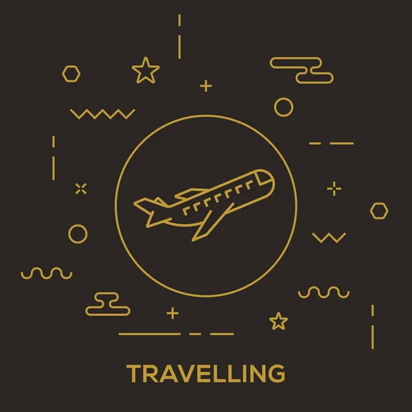 Έννοια ταξιδιών και τουρισμού — Διανυσματικό Αρχείο