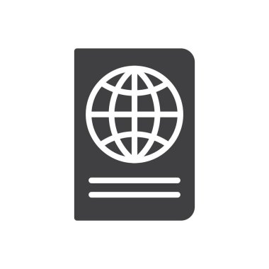 Uçuş belgeleri kavramı, vektör çizim