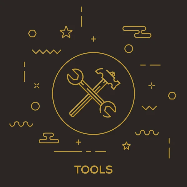 Werknemer Tools Concept — Stockvector