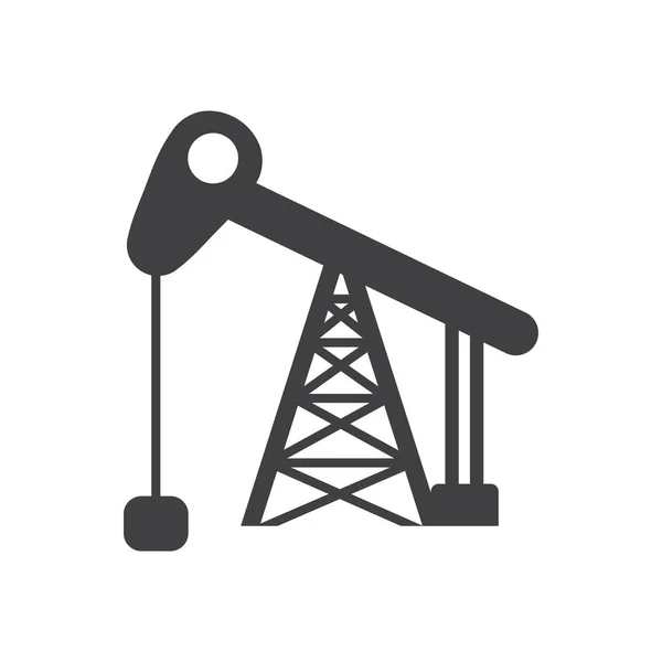 Concepto de bomba de aceite — Vector de stock