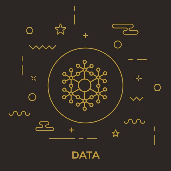 デジタル データの概念 — ストックベクタ