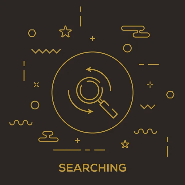 Concepto de búsqueda online — Vector de stock