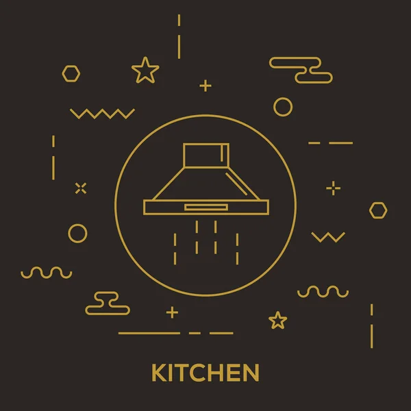 Concept de cuisine — Image vectorielle