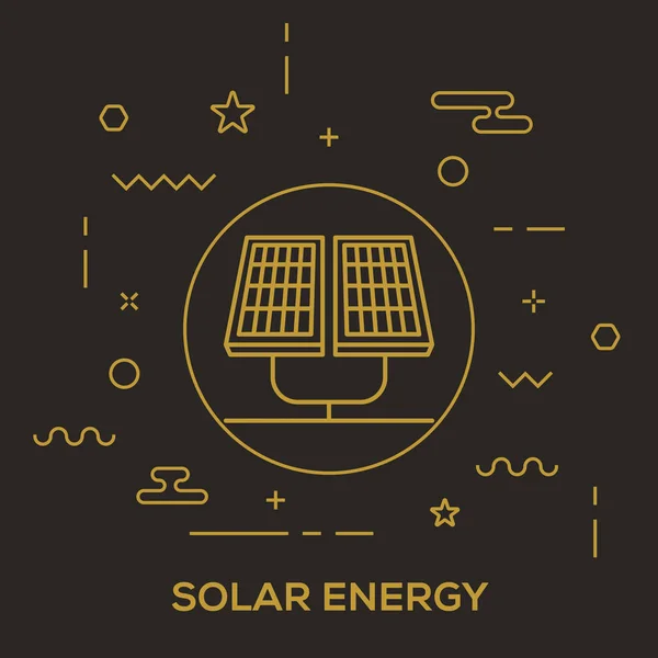 太阳能概念 — 图库矢量图片