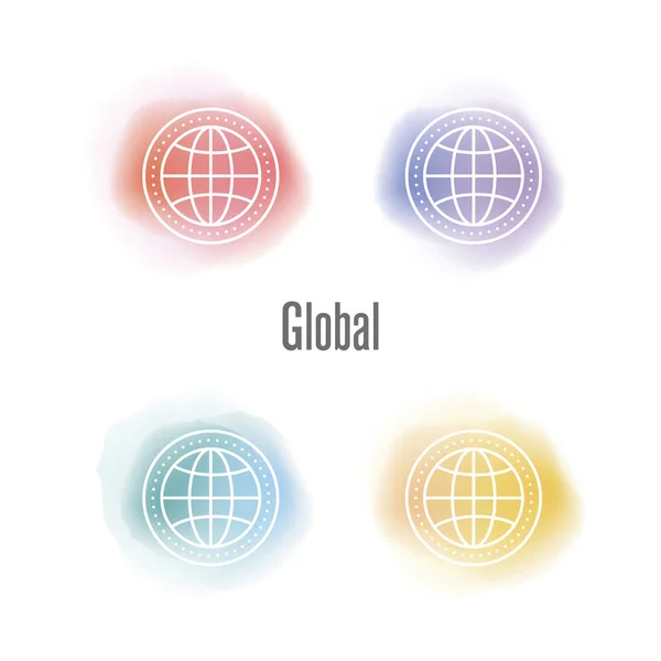 Global Business Concept — Stock Vector