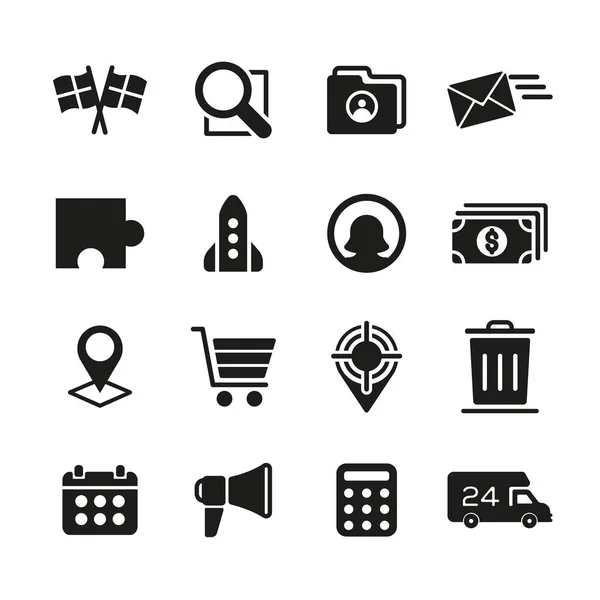 Conjunto de ícones de negócios —  Vetores de Stock
