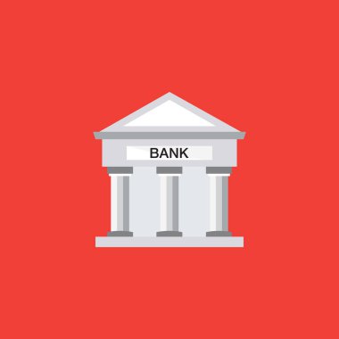 Banka kavramı, vektör çizim 