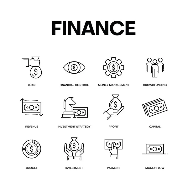 Concept Finance Illustration Vectorielle — Image vectorielle
