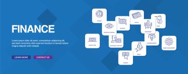 Finans Infographic Icon Set